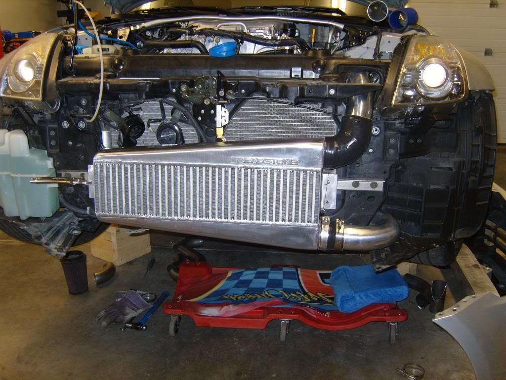 horizontal vs vertical flow Intercoolers? Nissan 350Z